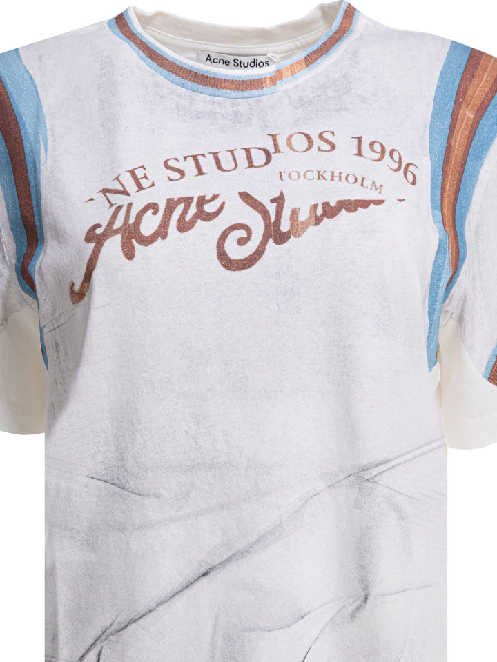 Acne Studios Fn-Wn-Tshi000873 T-shirts - White | d57f9804a65df3af0b02a8f2cf4998acc09824cc