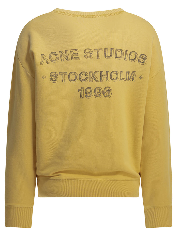 Acne Studios  Sweatshirts - Yellow | 1deb5735e94f17597677b739c760768180dacff6