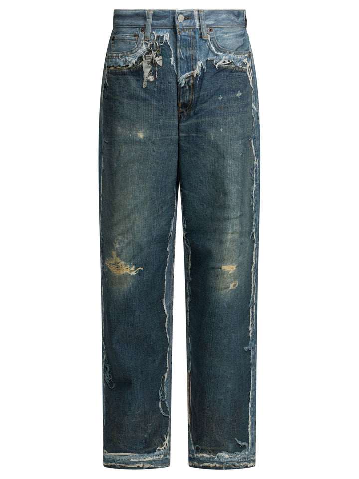 Acne Studios Trompe L Jeans - Blue | 9aa446c956b237a2ac7bdc98f287ff62c7ce9c06