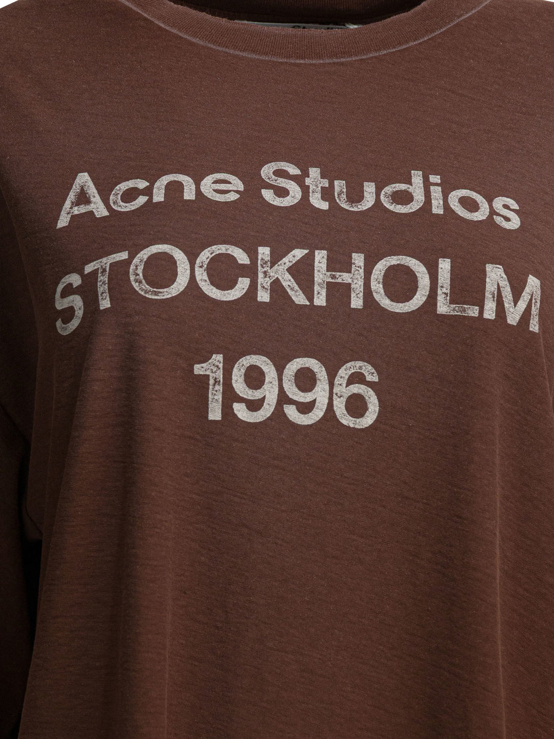 Acne Studios  T-shirts - Brown | a65968bd4d5dcc5997d20db911e05059bcd3500a