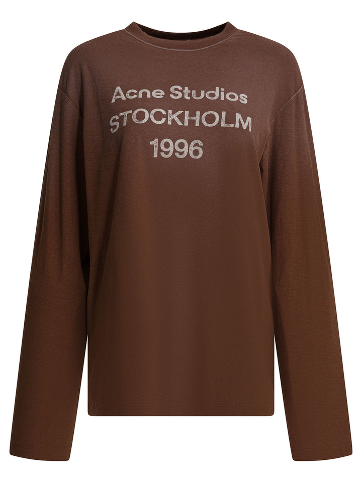 Acne Studios  T-shirts - Brown | 2d0c5cec5765eea101a5dc2b7f1f816224dd8b94