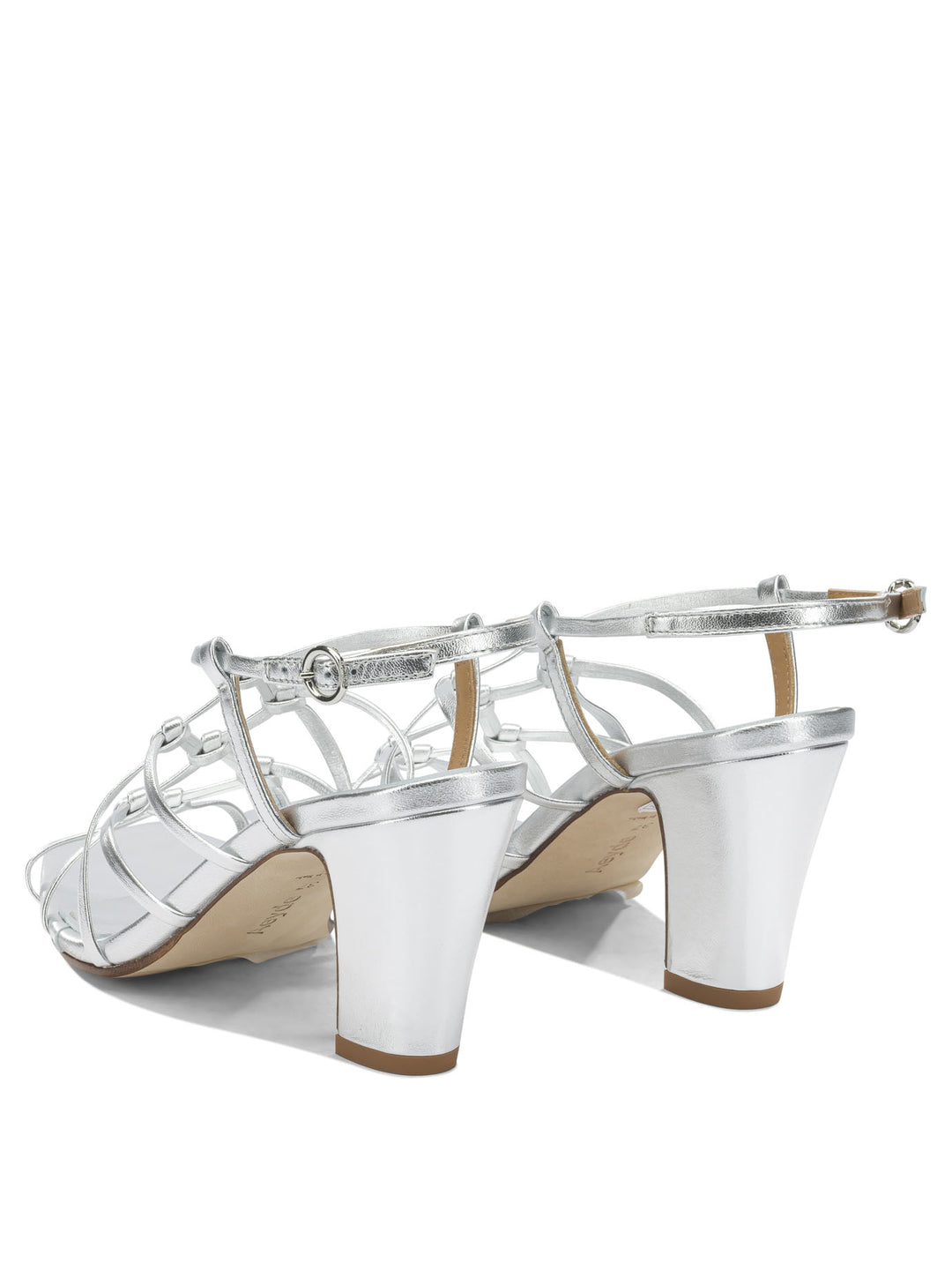 Aeyde Acacia 75mm Sandals - Silver | 9f27983195c3d950dbfa7d1255142eac6d84a1b8