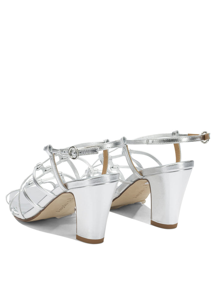 Aeyde Acacia 75mm Sandals - Silver | 9f27983195c3d950dbfa7d1255142eac6d84a1b8