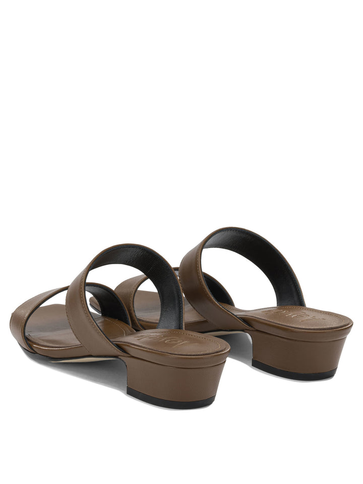 Aeyde Kemi 30mm Sandals - Brown | 64257affe397ebb112ce09751de653c5b736a515