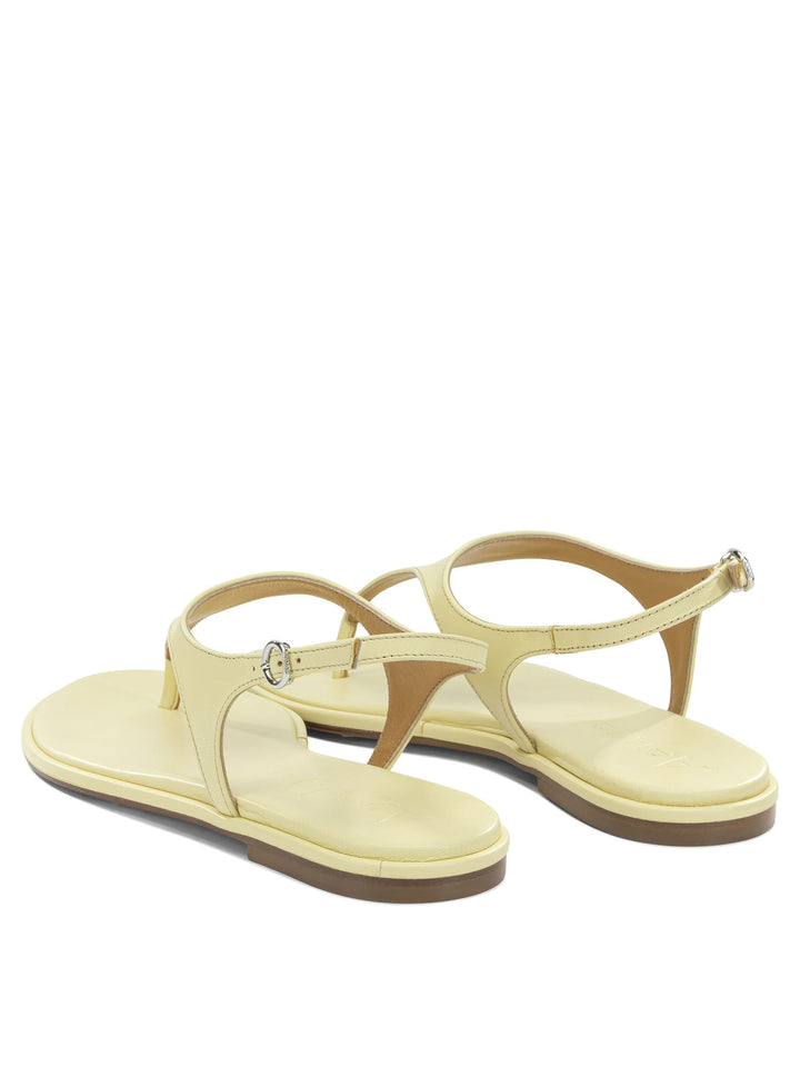Aeyde Raine Sandals - Yellow | 44983dd6d49065a0d2a102d9019c2854919f9926