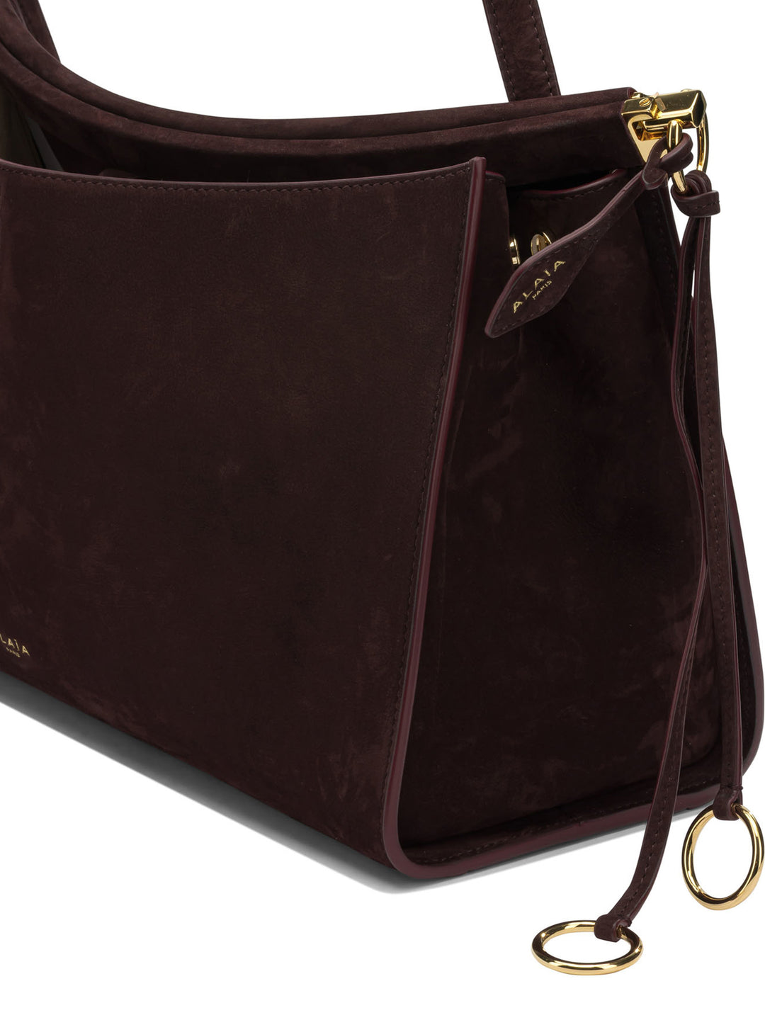 AlaïA Le Click Pocket 35 Shoulder Bags - Bordeaux | e28f747ea43f8eaf5936c4cdc2bb23a1ae568f56