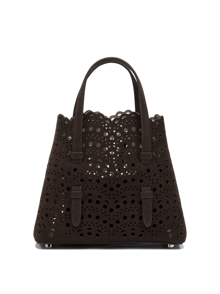 AlaïA Mina 20 Handbags - Brown | 9b036461c934459dc820a529af04603969b348a7