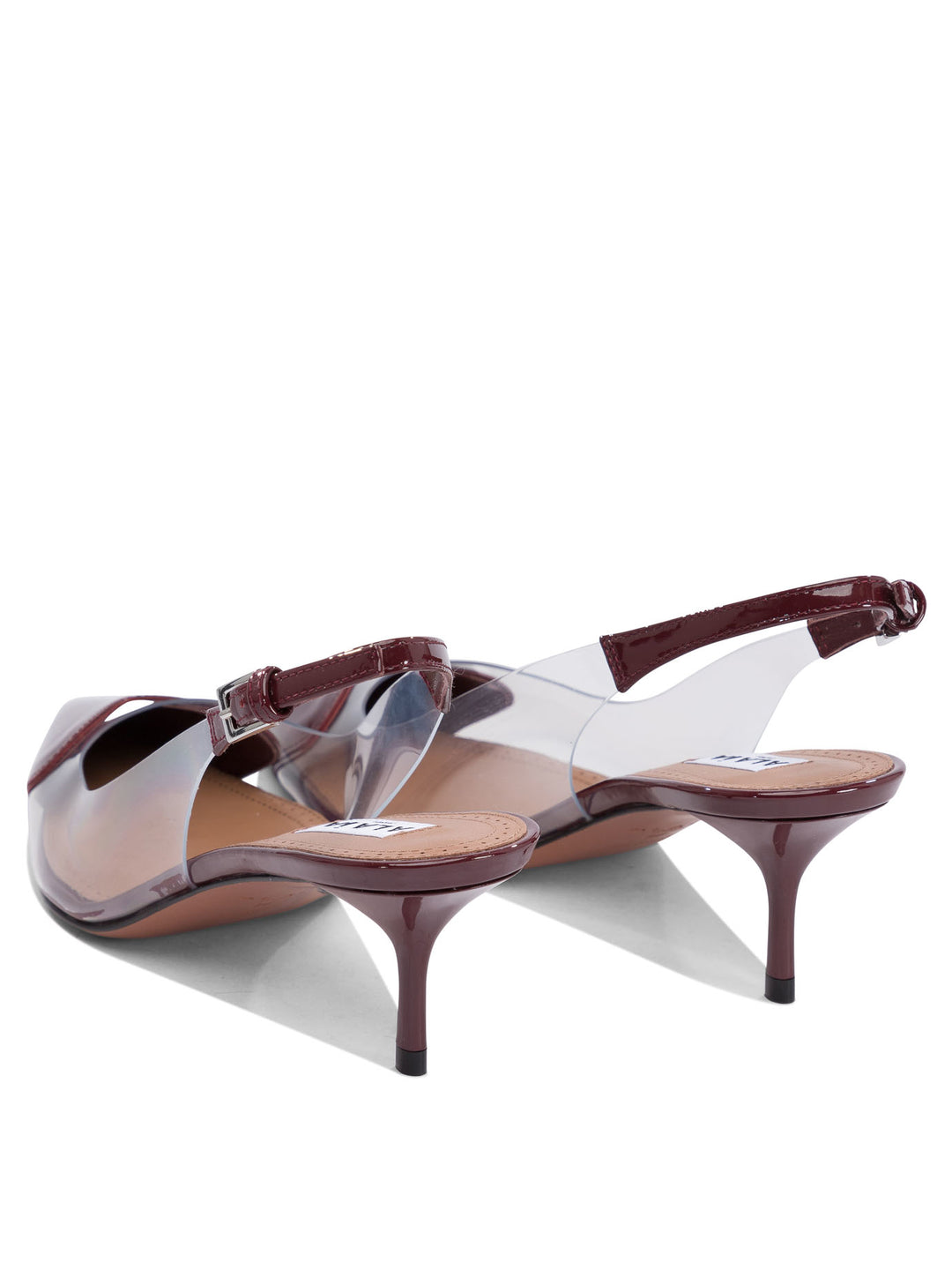 AlaïA Cœur 55 Mm Heeled shoes - Bordeaux | fd334301c862696ca7b244c72951465d3795cfab