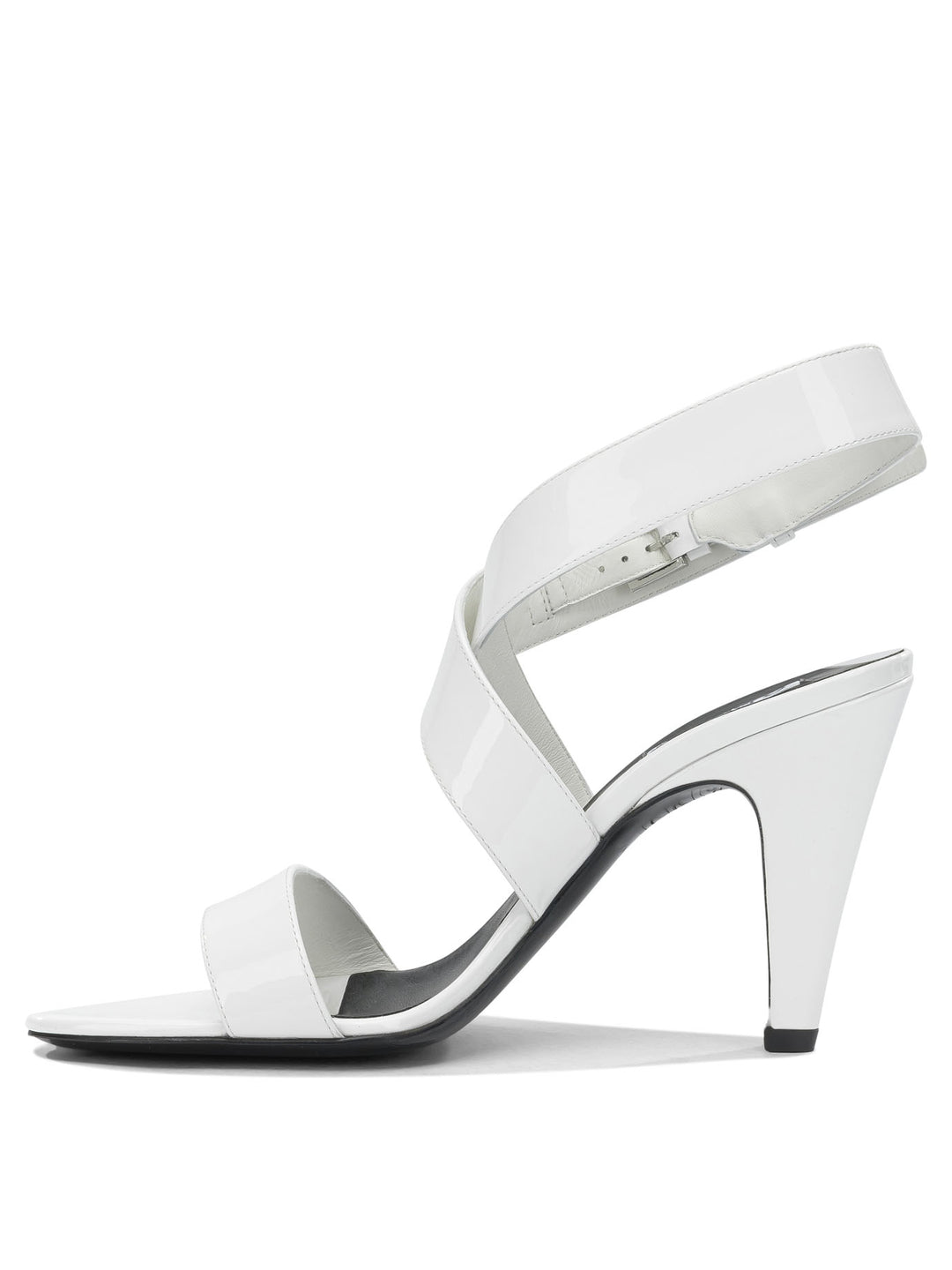 AlaïA Cone 110 Mm Sandals - White | 6551065eb6423cc3384e39d786bf44501abefc06