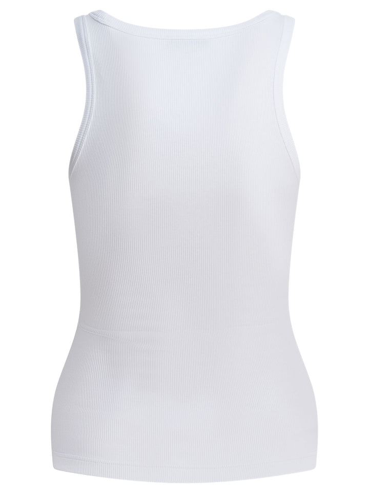 AlaïA Cotton Tank Top Tops - White | dbd819567e89aeb7e4183990bd85db00465c866c