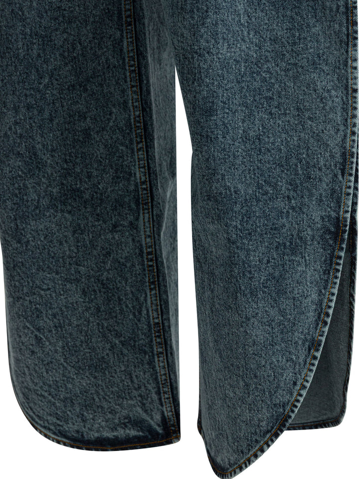 AlaïA Wide Leg Jeans - Light blue | c2e0fce1430bd325bc46a3612015cc1b03ba0666