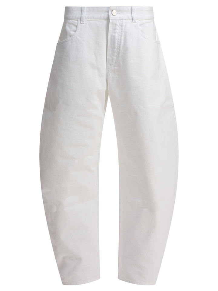 AlaïA Wide Leg Jeans - White | 1d93467559d0e8e7fd592f6dbd136ab1033170c0