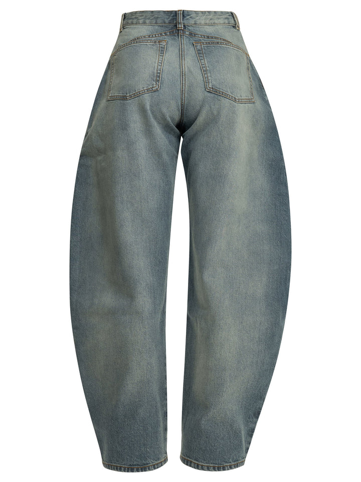 AlaïA Wide Leg Jeans - Light blue | 820e4e6b5b674f83614843e1d72ec87a911a0a58