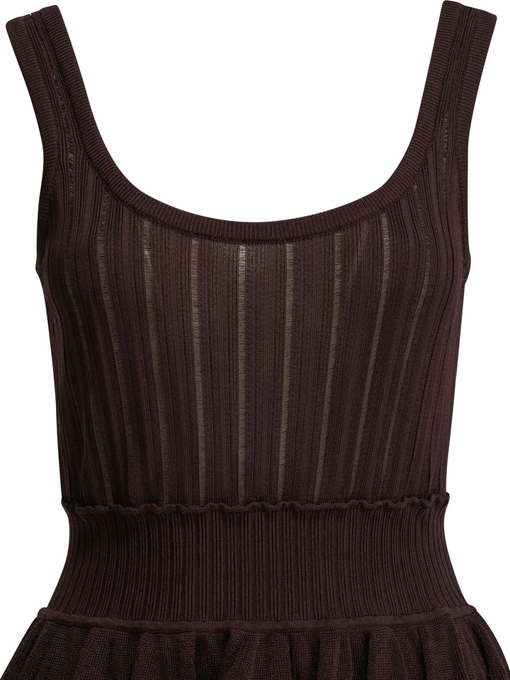 AlaïA Crinoline Dresses - Bordeaux | 7a690d7d816f1302c5e2c26e682663f1b81c475b