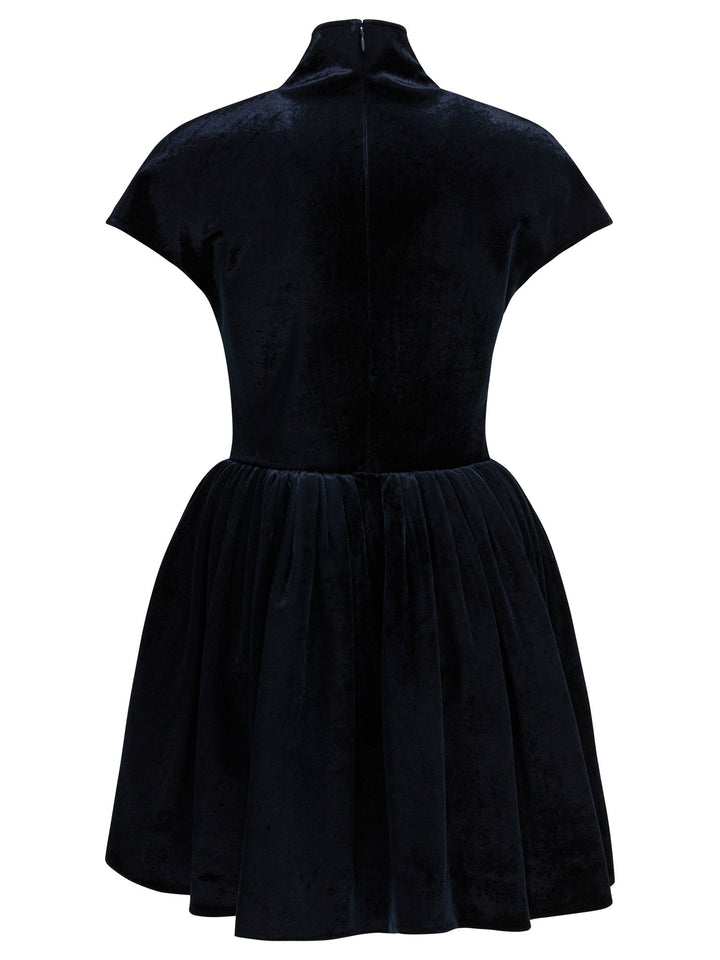 AlaïA Short Balloon Dress Dresses - Blue | 3456179f54ecde966c11254d2e448b3ce93b7f1a