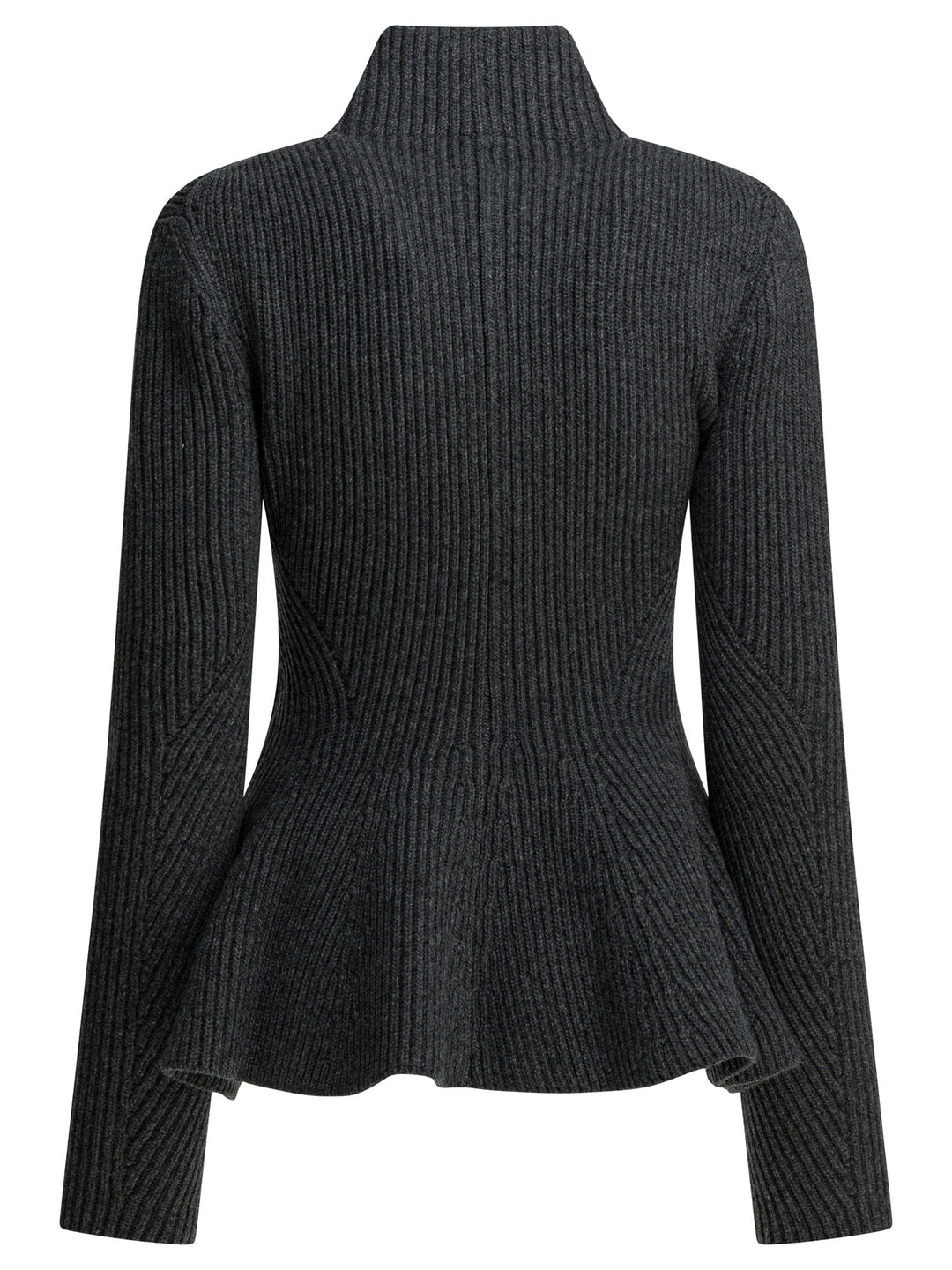 AlaïA Peplum Knitwear - Grey | 72d537b15256b9460f7152c9ae1cf8efb6fcfc29