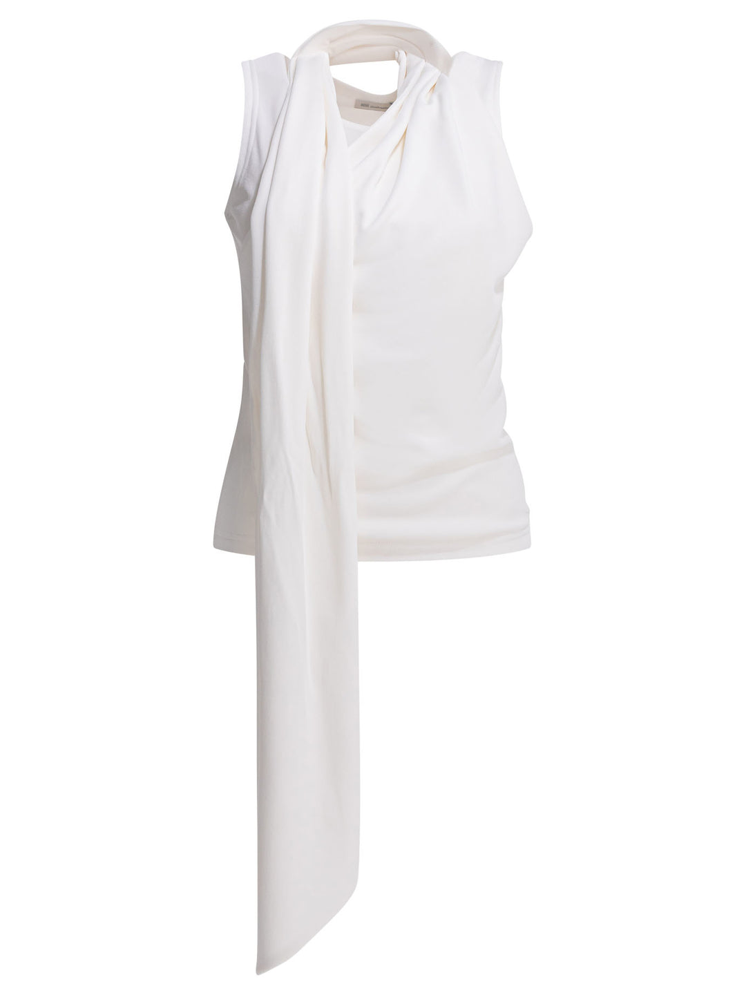 Ami Paris Casual Draped Top Tops - White | f60ce235851a4d7198b073c74bdf7d5335b6be17