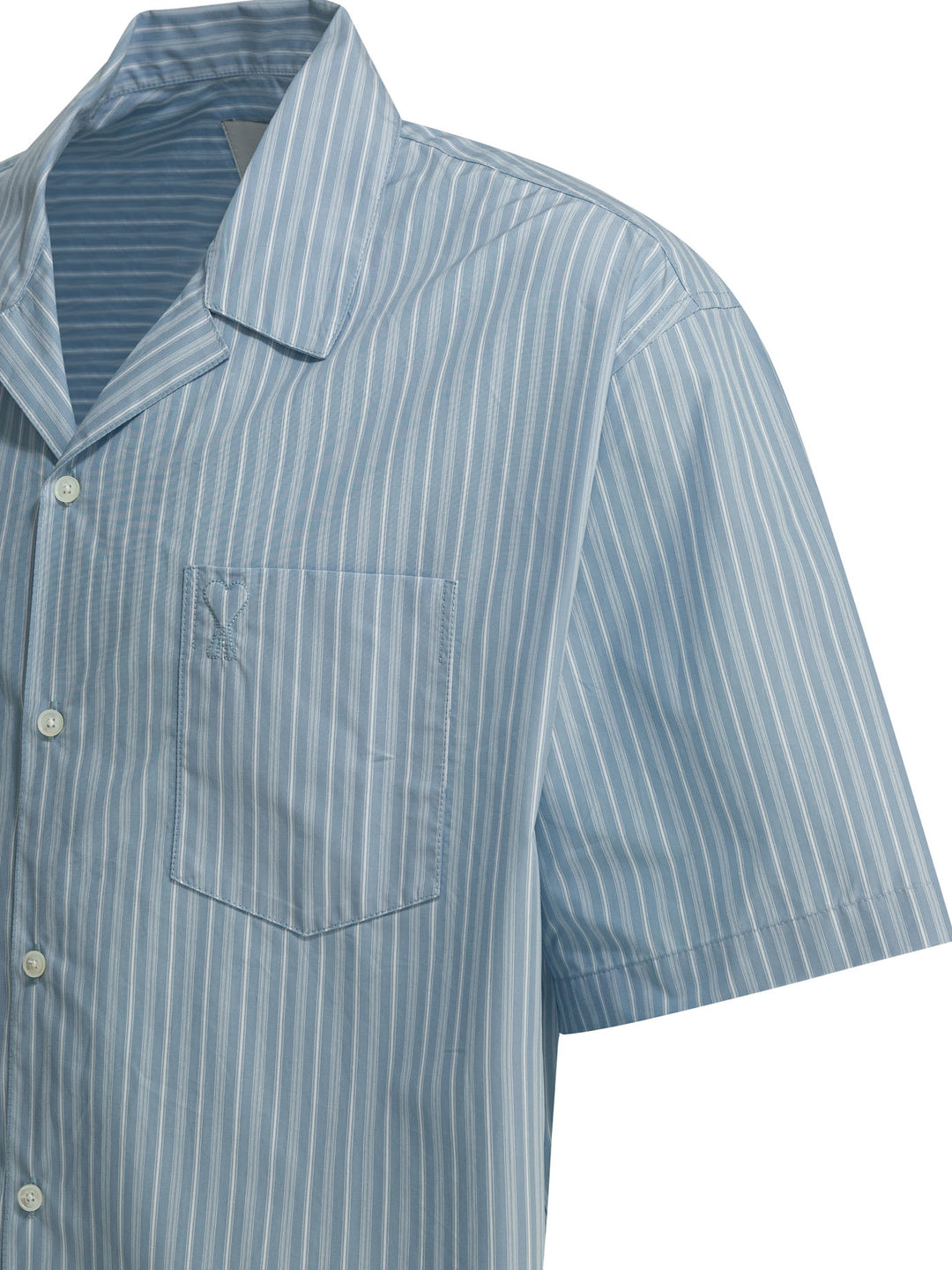 Ami Paris  Shirts - Light blue | 42b3110e2ee99215cd10337c2d583ea97d420f5f