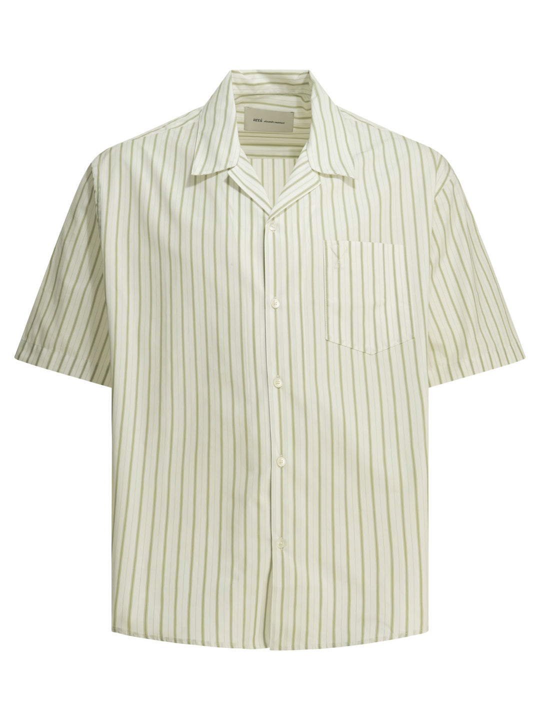 Ami Paris Ami De Coeur Shirts - Green | a9326d26ea63265b69a11e4f2abded63c5e2ccc5