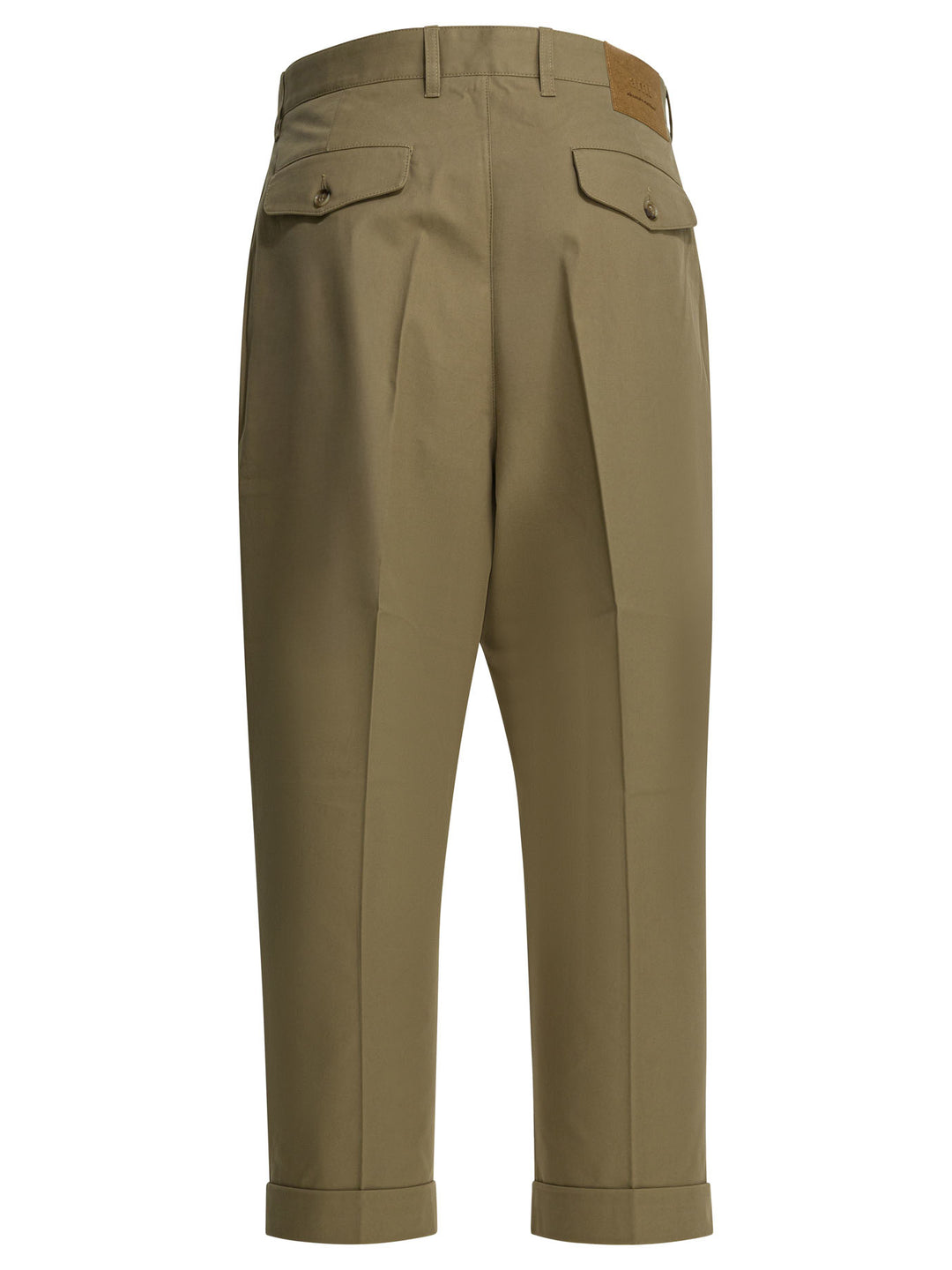 Ami Paris Casual Pants Trousers - Beige | 725d68516fc6cde6865ef3fe6bce59341eaddc8e