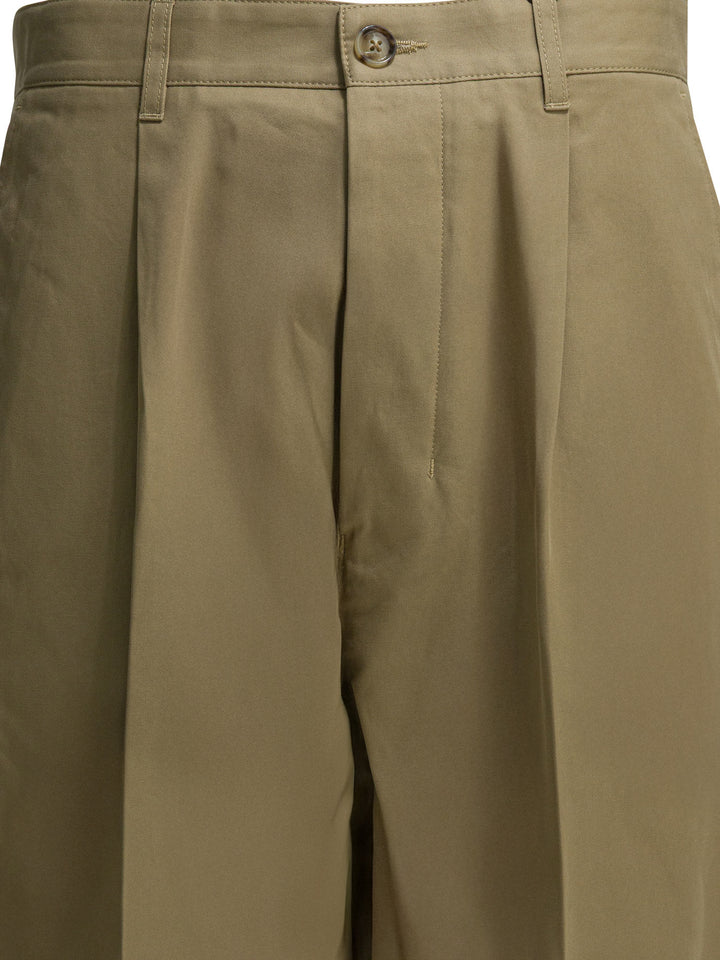Ami Paris Casual Pants Trousers - Beige | eb1193a827b8c7e17d280d40a075731cd6a89986