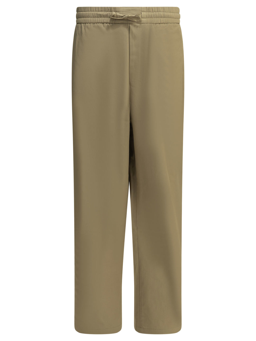 Ami Paris Casual Cotton Pants Trousers - Beige | 1d68a22bad041aa6944d8983cce3e2b694fda765