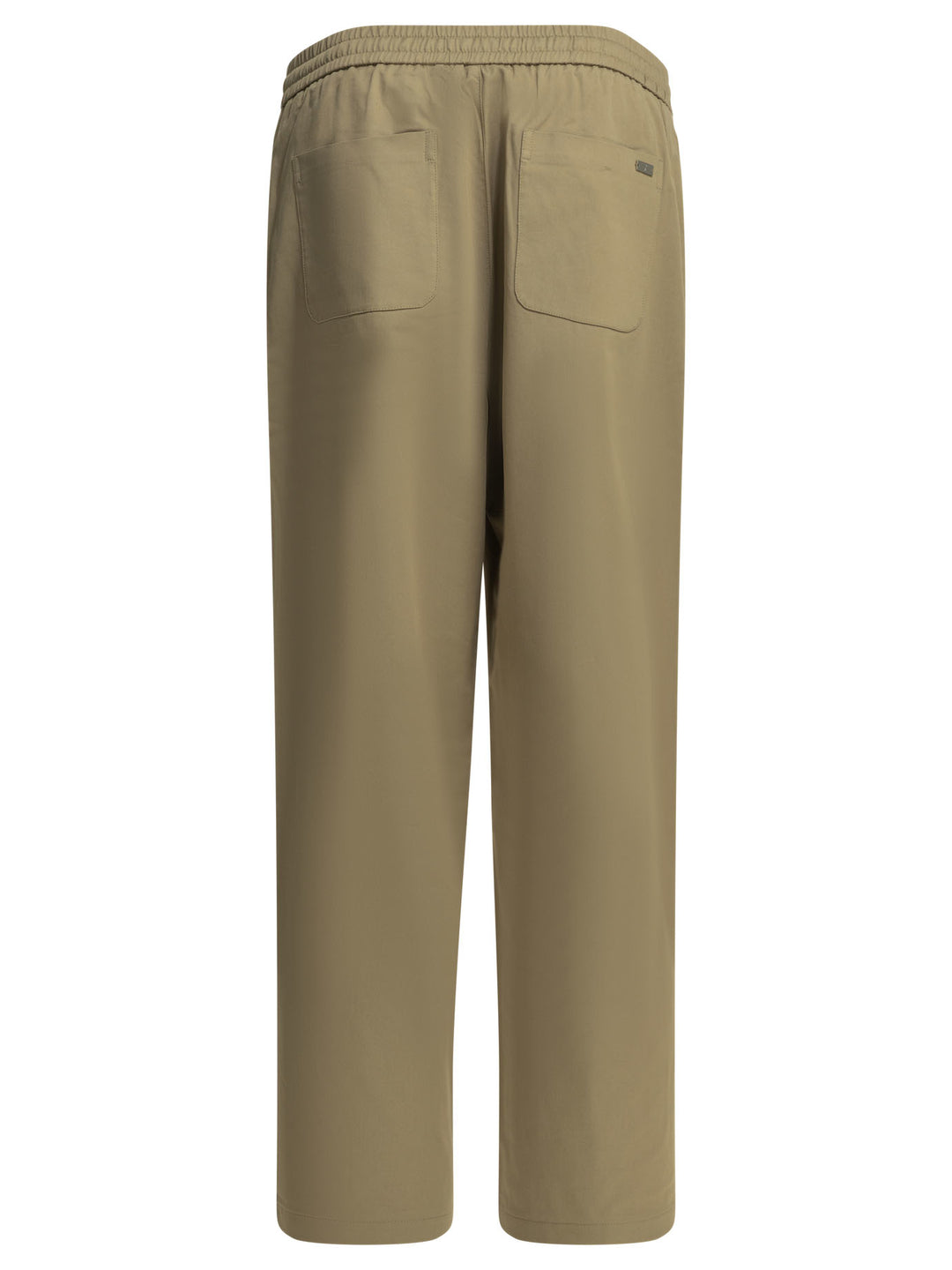 Ami Paris Casual Cotton Pants Trousers - Beige | 6733b47eefb93dc5a16541b5b3f87013017710f8