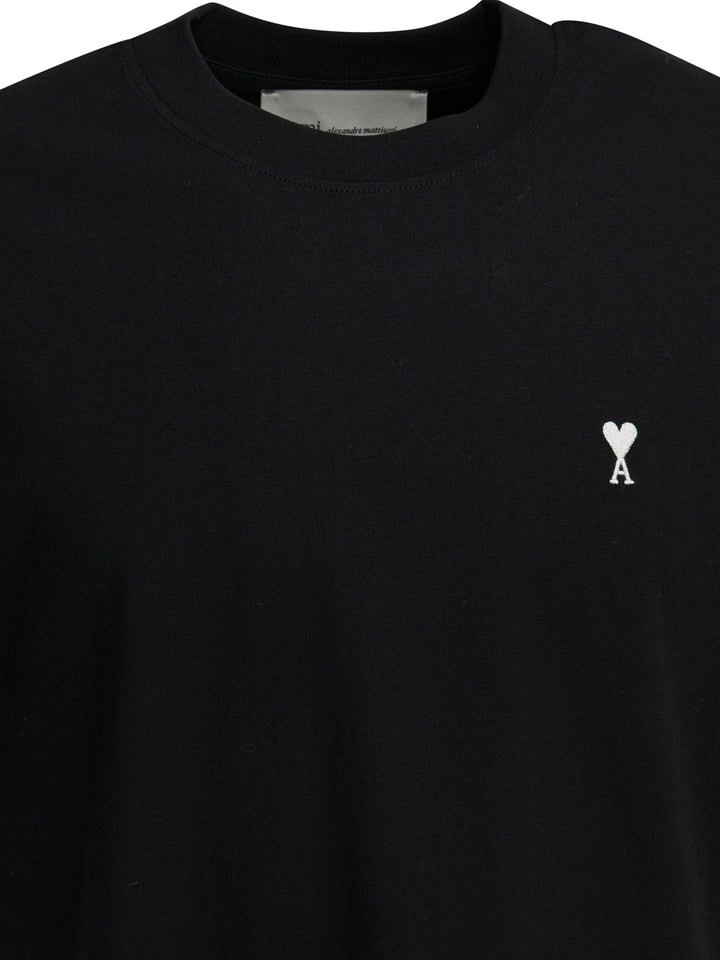 Ami Paris Ami De Coeur T-shirts - Black | 2fdc533a7f41825b9dc1e0c3dd1139aa9bcc1d6f