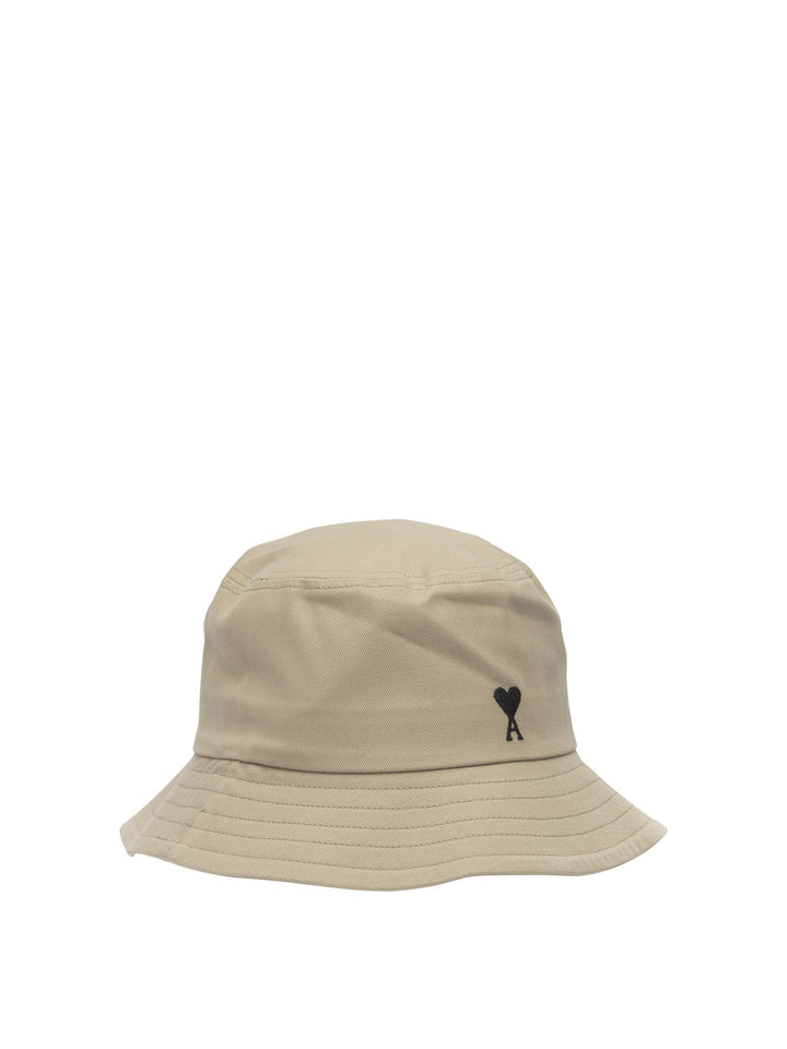 Ami Paris Bucket Hat Hats - Beige | bed592c4beee8205e56750896fd95bbe2767aea0
