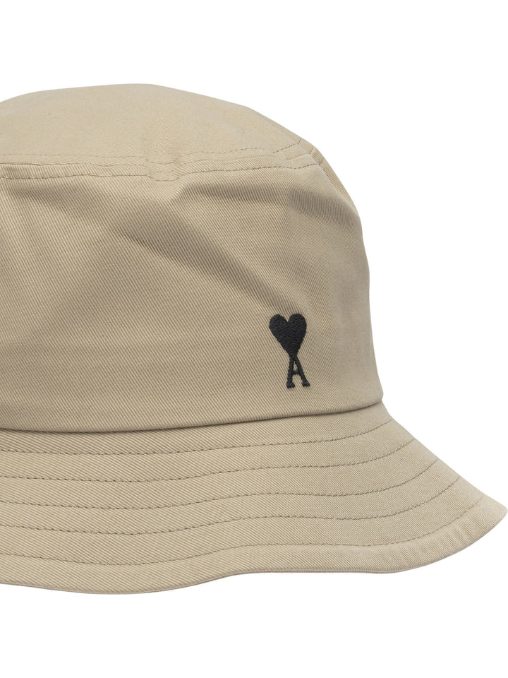 Ami Paris Bucket Hat Hats - Beige | cea1074d3cfe069beff1df8622155dd115443848