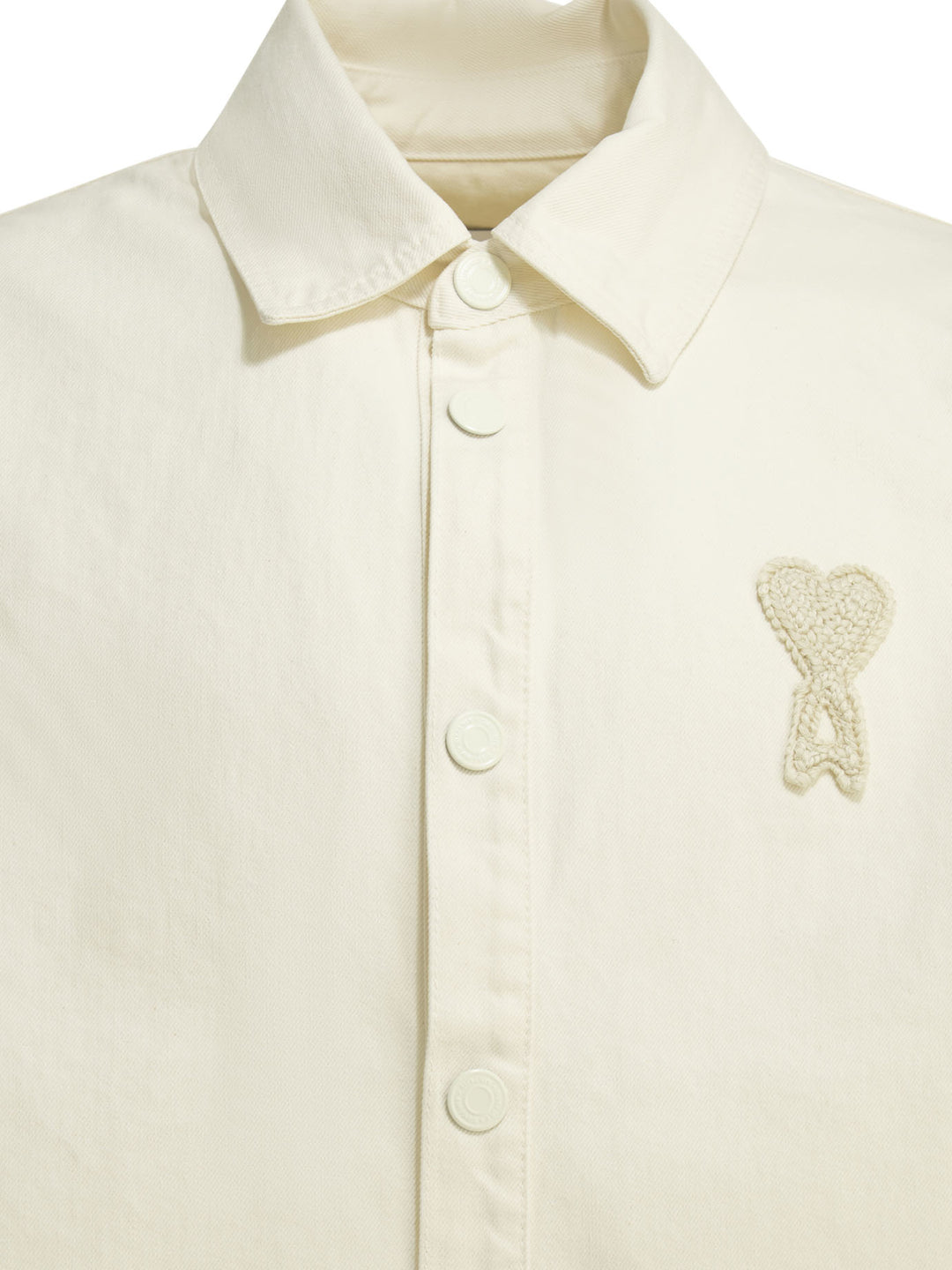 Ami Paris Ami De Coeur Jackets and Coats - White | 5d7ce215616e620748781a4b59a28c30ce15f9e4