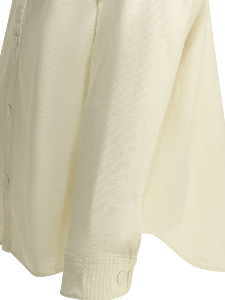 Ami Paris Ami De Coeur Jackets and Coats - White | 83752aca09268c17b5cd44bd2cd7bf87e193cfaa