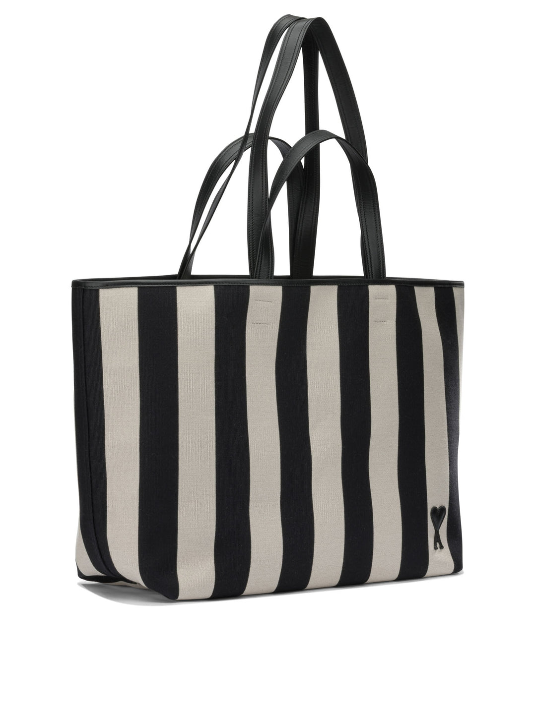 Ami Paris Ami De Coeur Shoulder Bags - Black | 98ffb67ab7165fa31f59590b3f78a14cc1e0d31d