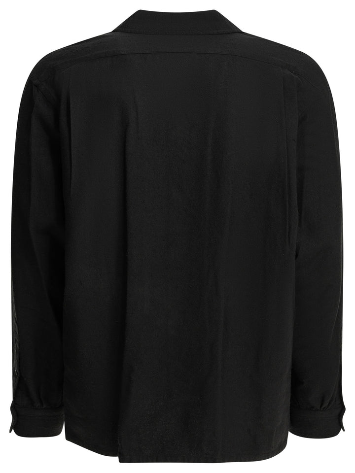 A.Presse Casual Silk Shirt Shirts - Black | 5498b1dc95b600d007c2b6216a0487180b27644a