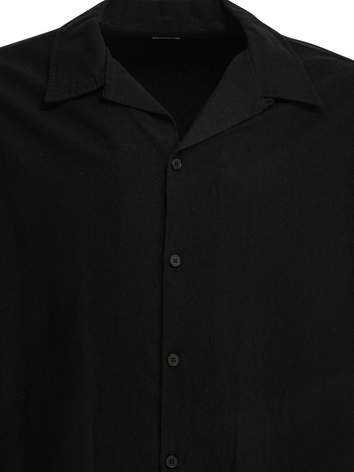 A.Presse Casual Silk Shirt Shirts - Black | 105d4c87993dc1ac09baff862df7b315687a9aab