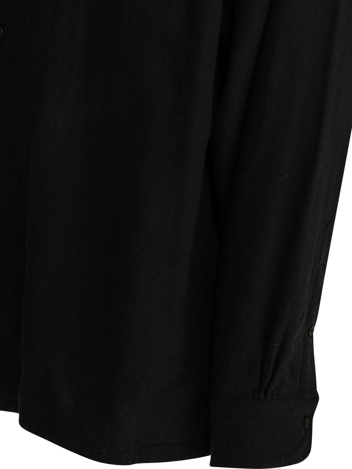 A.Presse Casual Silk Shirt Shirts - Black | 4fa401d1552452ba0cf92cd74c678092042edd25