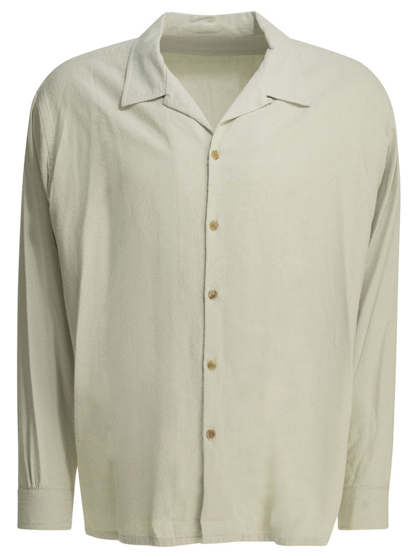 Casual Silk Shirt Shirts Grey