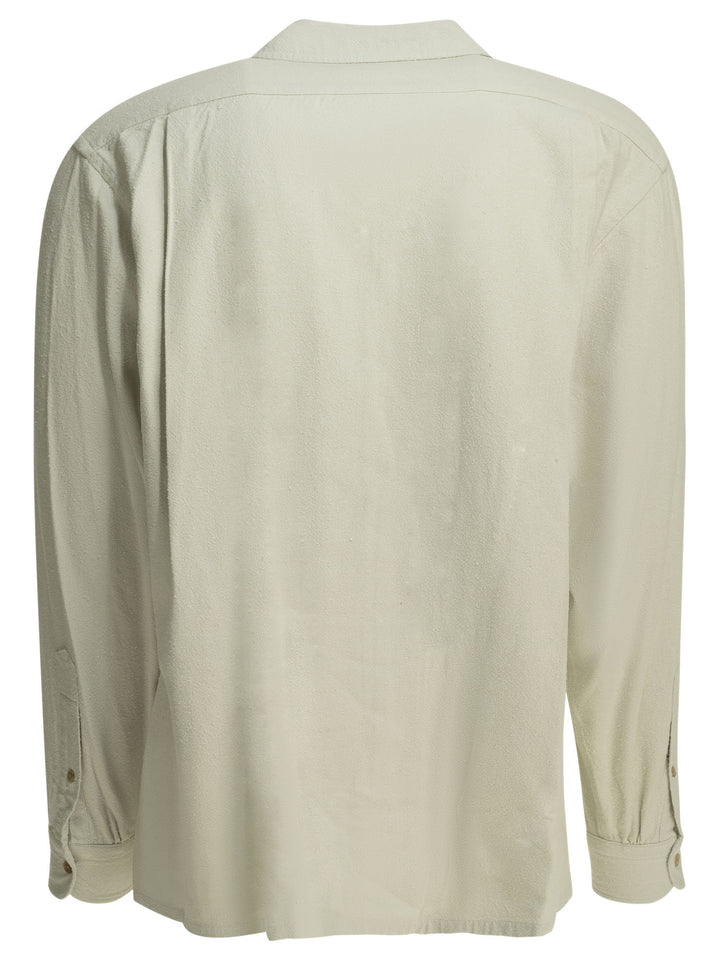 A.Presse Casual Silk Shirt Shirts - Grey | 826ae15baede46d4d9cf44778d919a34493beb4f