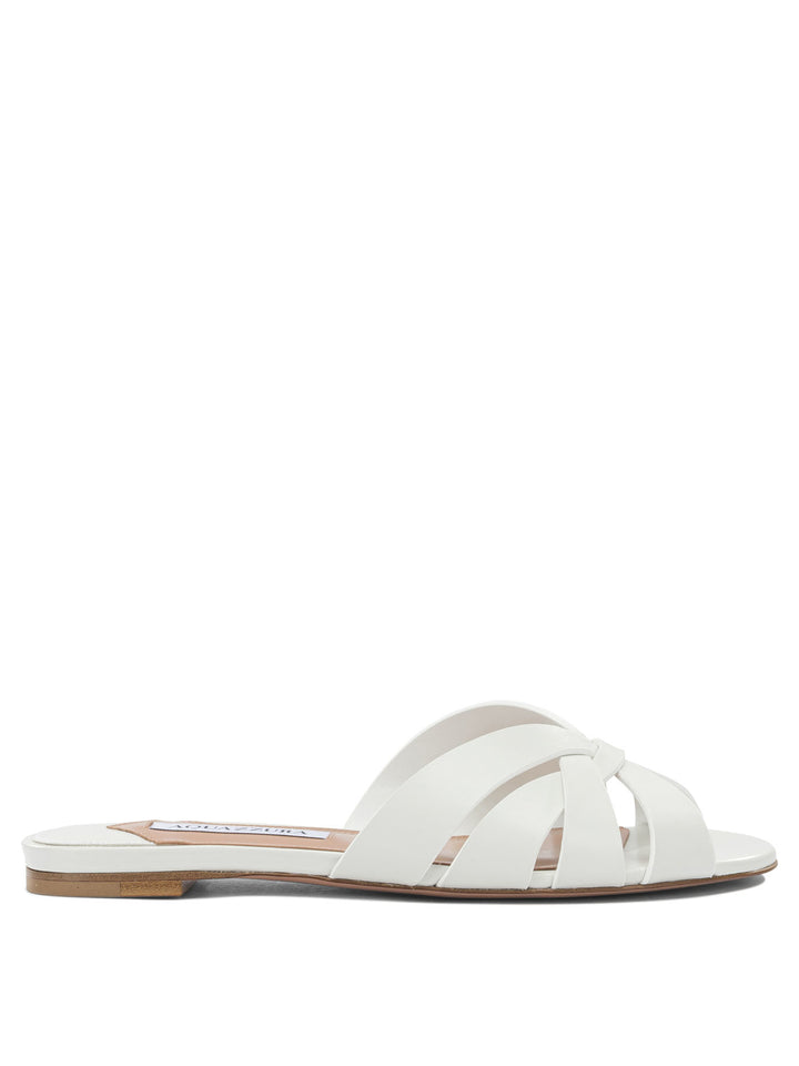 Aquazzura Copacabana Sandals - White | 9790766511b8321aadb370245122eda0fe88cb6d