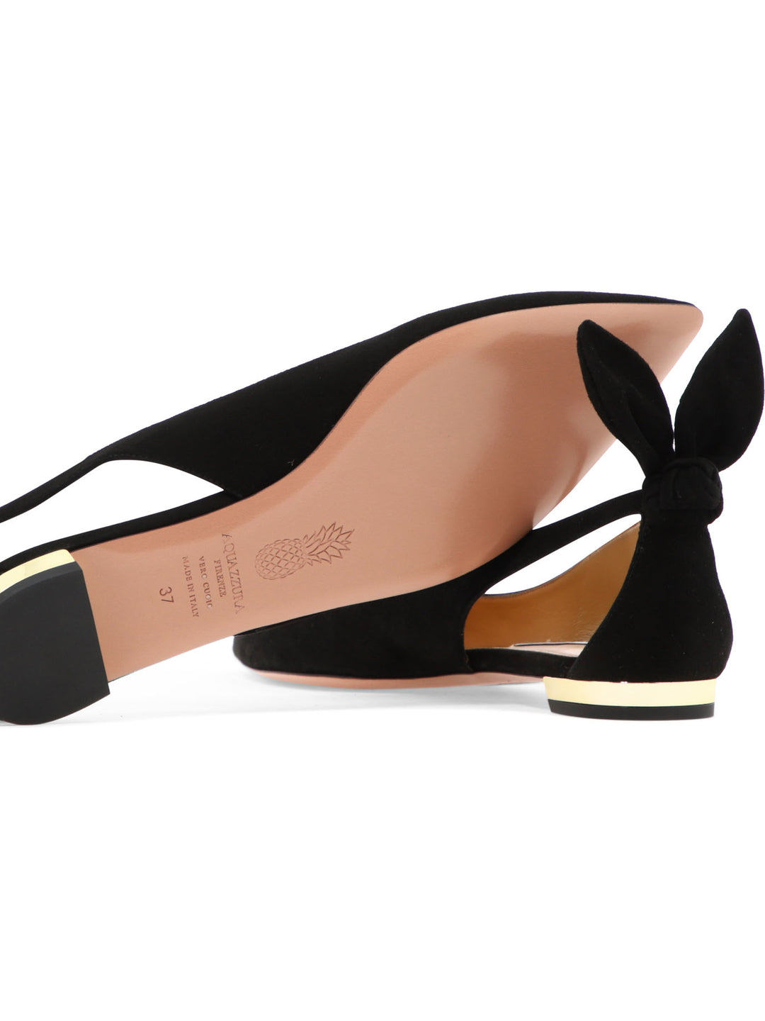 Aquazzura Bow Tie Ballet Ballerinas - Black | 700c13773f6d28a83317aef291fe320e95d4f837