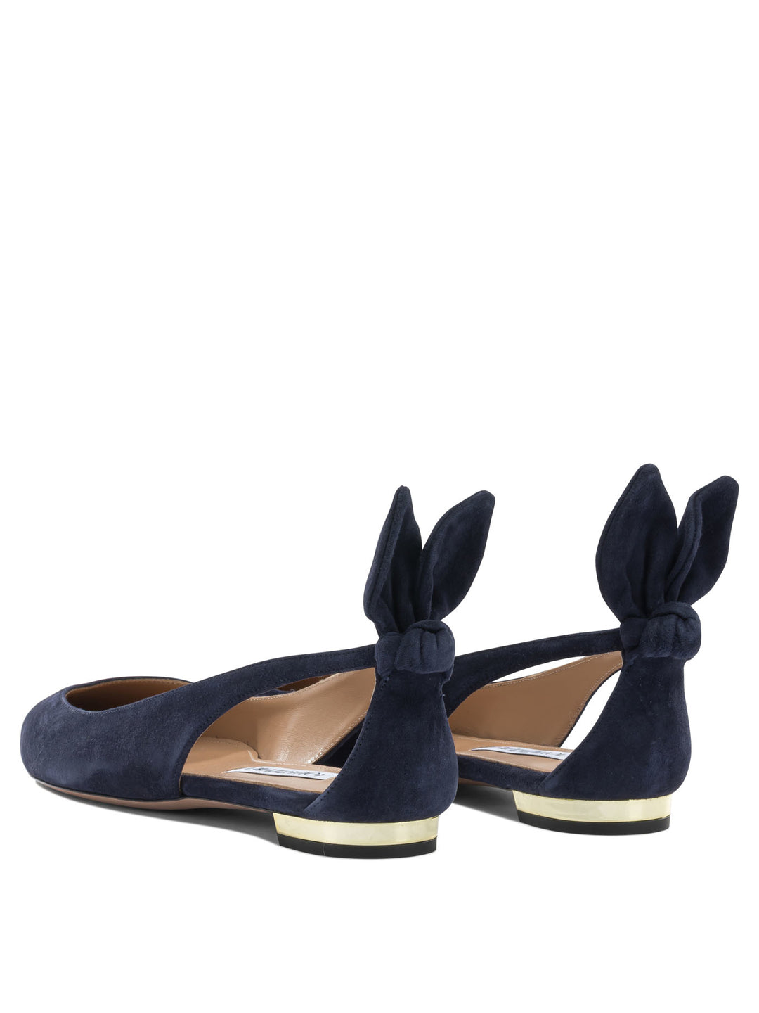 Aquazzura Bow Tie Ballet Ballerinas - Blue | b5130a8cdbfeaa4f7c0f1e77ad1ca677a15b907e