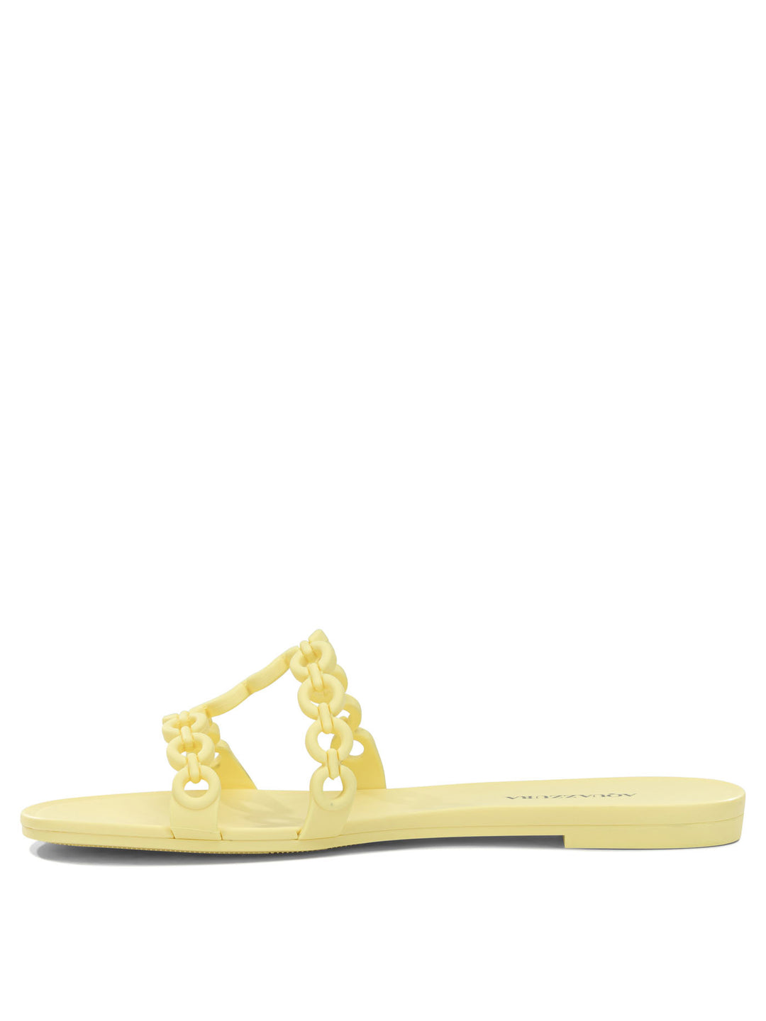 Aquazzura Inifinity Chain Sandals - Yellow | 3eafaba38dd5e5bd7a6ab2426c510044c1b617ca