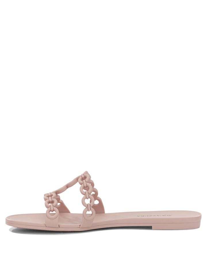 Aquazzura Inifinity Chain Sandals - Pink | 404f3ede58d34cc41b694ebbc353cb7ac86f782a