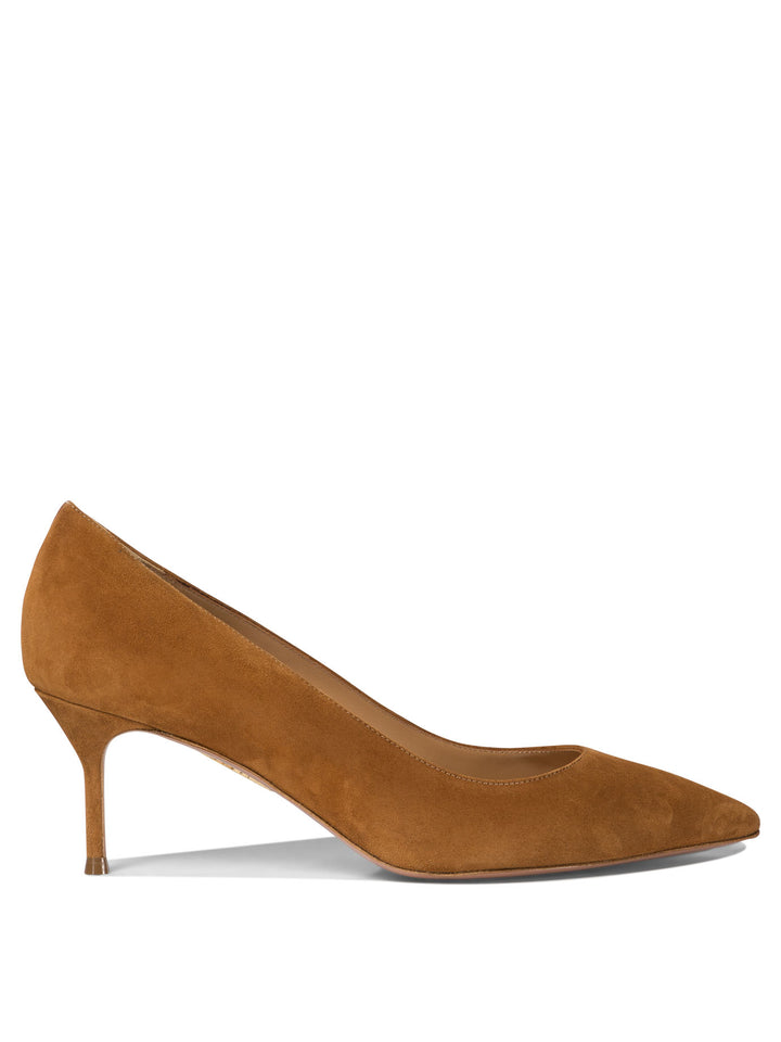 Aquazzura Purist Pump 65mm Heeled shoes - Brown | 93eb0556f38f6e1a07f9cf7a51b800edf82fb759