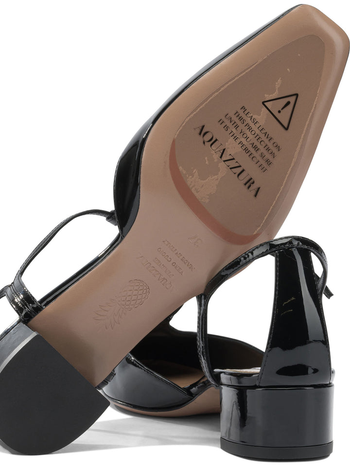 Aquazzura Sorbonne 35 Mm Heeled shoes - Black | 6e17dfbb89ab4de9e3c45127de2f137696b7bf6f