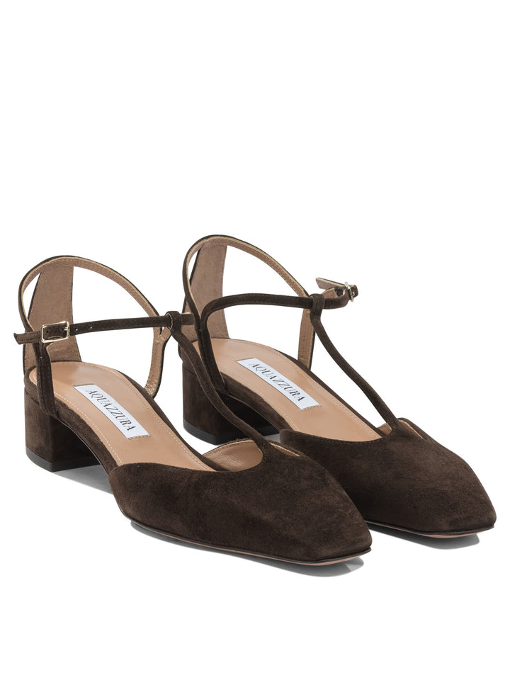 Aquazzura Sorbonne 35 Mm Heeled shoes - Brown | f068ad0a3e81c797a03634088e84ef0aa20e46ab