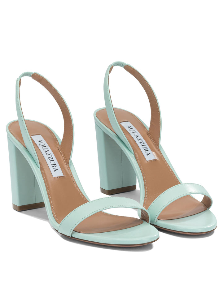 Aquazzura So Nude Block 85mm Sandals - Light blue | a22014c96116cf557df381cd7c2b08d69228c626