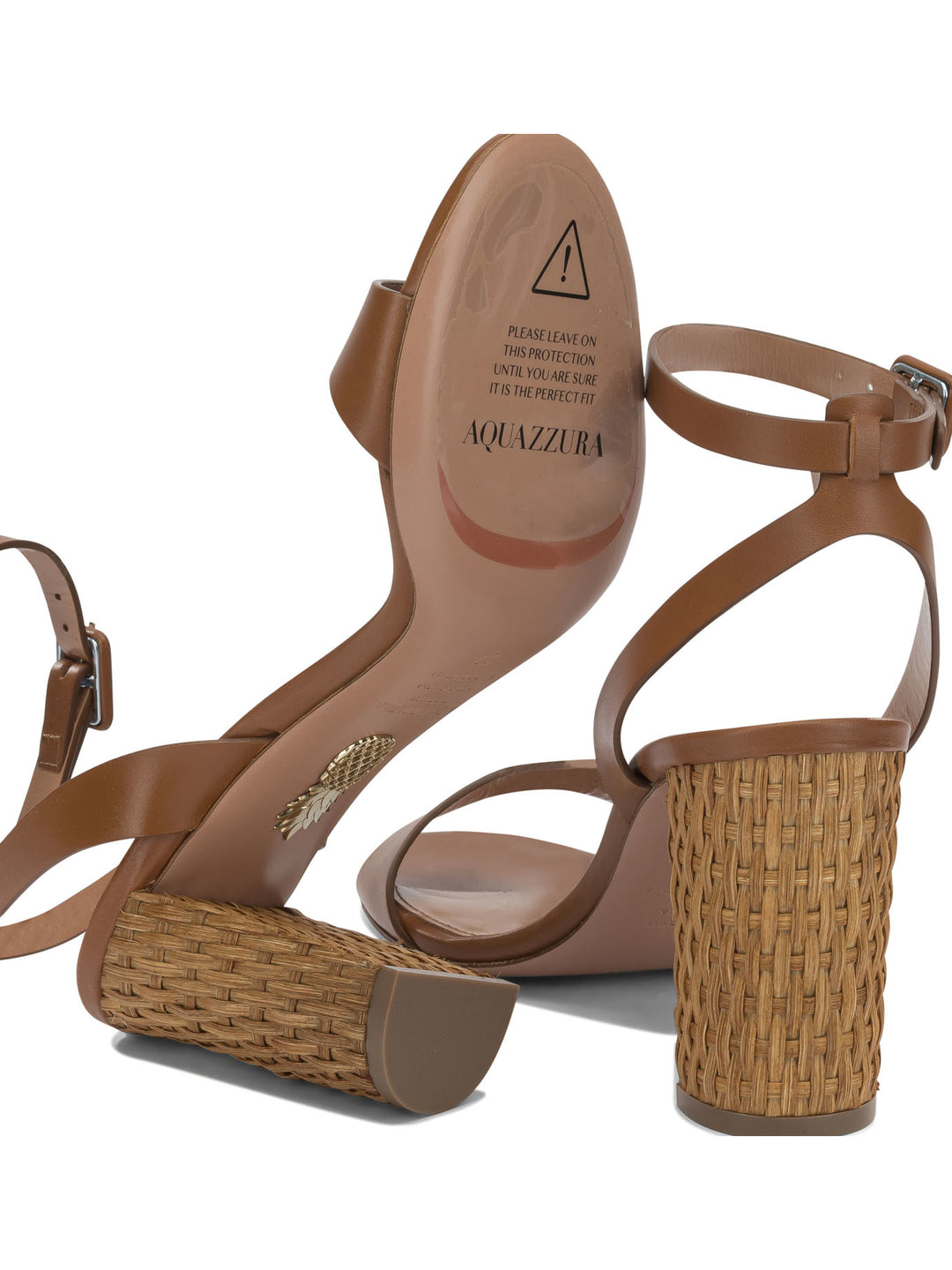 Aquazzura Sunseeker 85mm Sandals - Brown | ede0755e45967cdd318058bcaac1e380d54329c8