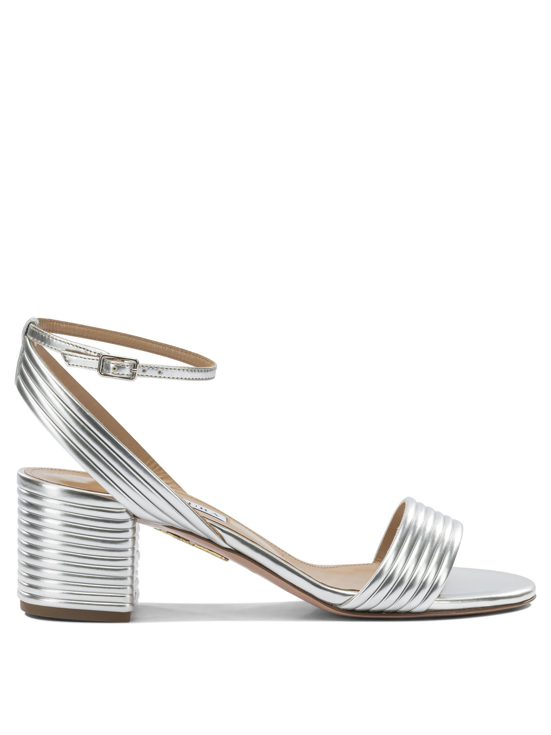 Aquazzura Sundance Sandal 50 Mm Heeled shoes - Silver | 86f4ca3ed65103e5590d011649586e310e32885c