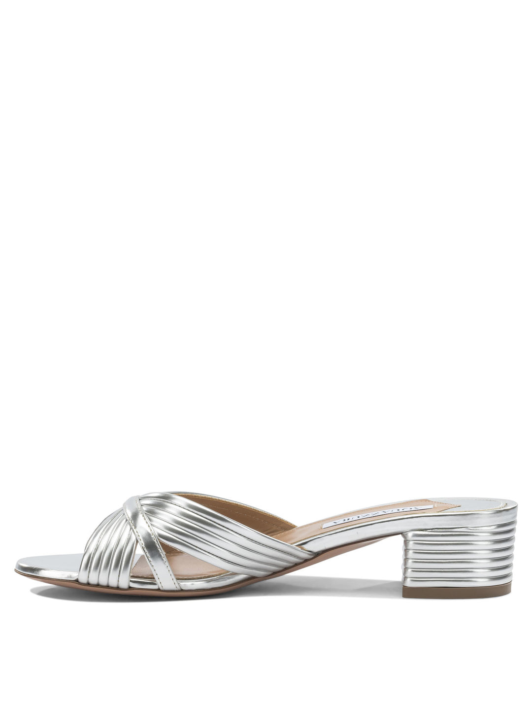 Aquazzura Sundance 35 Mm Sandals - Silver | ff57c1d2e30cb87e5c991850207fb899056dfb12